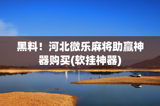 黑料！河北微乐麻将助赢神器购买(软挂神器)