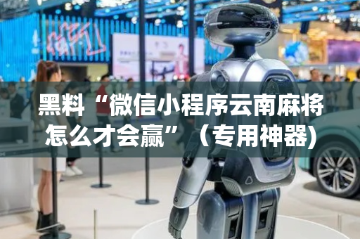 黑料“微信小程序云南麻将怎么才会赢”（专用神器)