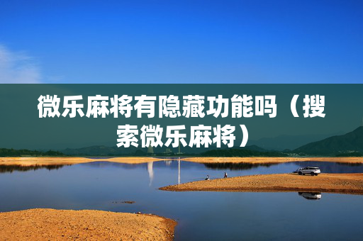 微乐麻将有隐藏功能吗（搜索微乐麻将）