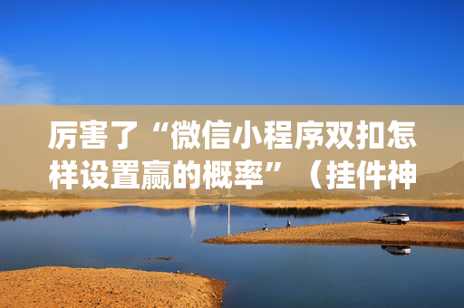 厉害了“微信小程序双扣怎样设置赢的概率”（挂件神器)