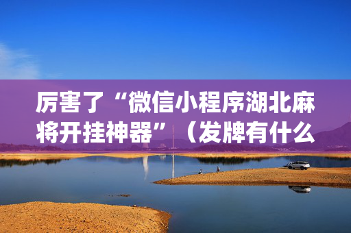 厉害了“微信小程序湖北麻将开挂神器”（发牌有什么规律吗)