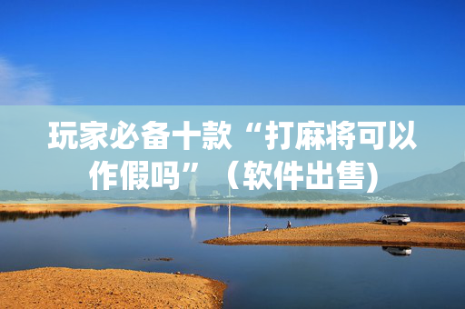 玩家必备十款“打麻将可以作假吗”（软件出售)