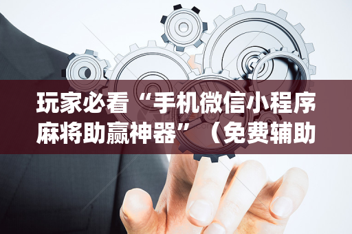 玩家必看“手机微信小程序麻将助赢神器”（免费辅助)