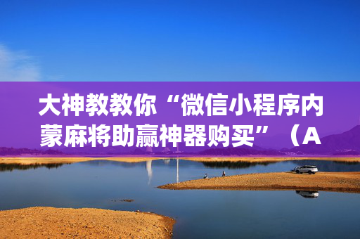 大神教教你“微信小程序内蒙麻将助赢神器购买”（AI辅助胡牌规则)