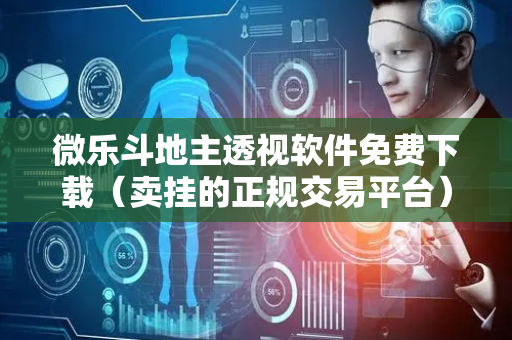 微乐斗地主透视软件免费下载（卖挂的正规交易平台）