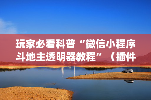 玩家必看科普“微信小程序斗地主透明器教程”（插件可信吗)