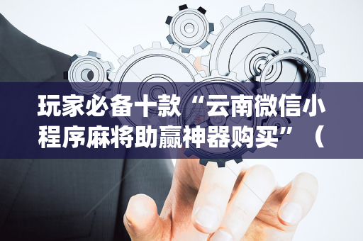 玩家必备十款“云南微信小程序麻将助赢神器购买”（怎么能调好牌)