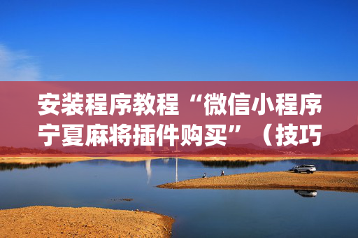 安装程序教程“微信小程序宁夏麻将插件购买”（技巧和打好牌方法)