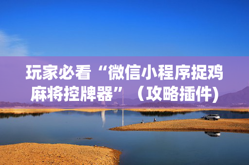 玩家必看“微信小程序捉鸡麻将控牌器”（攻略插件)