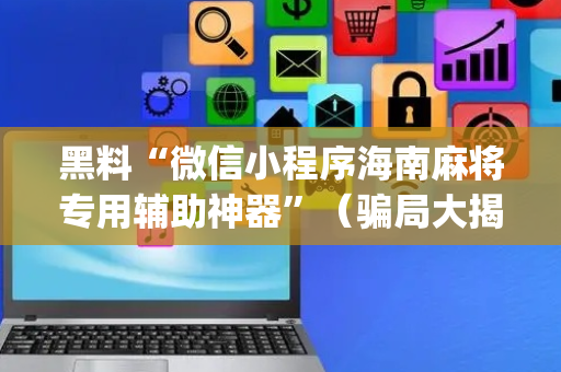 黑料“微信小程序海南麻将专用辅助神器”（骗局大揭秘)
