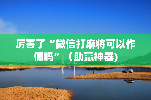 厉害了“微信打麻将可以作假吗”（助赢神器)