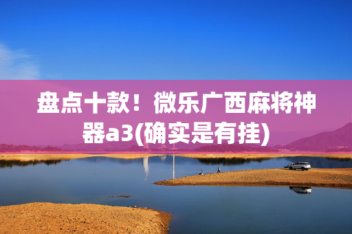 盘点十款！微乐广西麻将神器a3(确实是有挂)