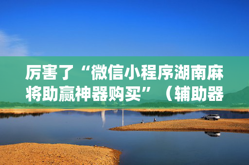 厉害了“微信小程序湖南麻将助赢神器购买”（辅助器下载)