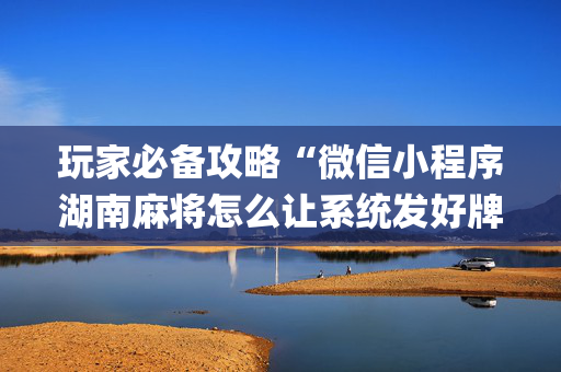 玩家必备攻略“微信小程序湖南麻将怎么让系统发好牌”（攻略插件)