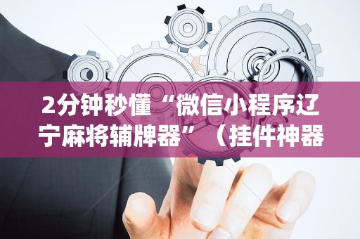 2分钟秒懂“微信小程序辽宁麻将辅牌器”（挂件神器)