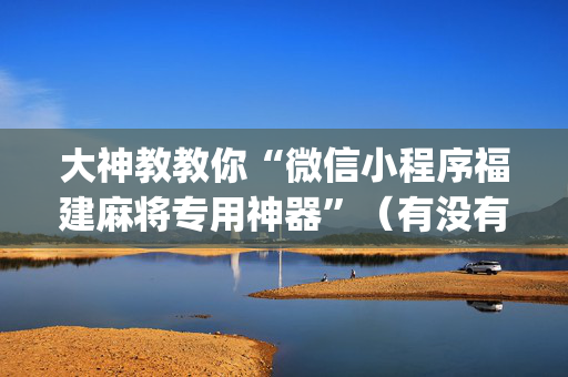 大神教教你“微信小程序福建麻将专用神器”（有没有猫腻)