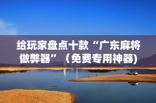 给玩家盘点十款“广东麻将做弊器”（免费专用神器)