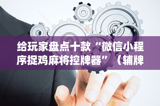 给玩家盘点十款“微信小程序捉鸡麻将控牌器”（辅牌器插件购买)