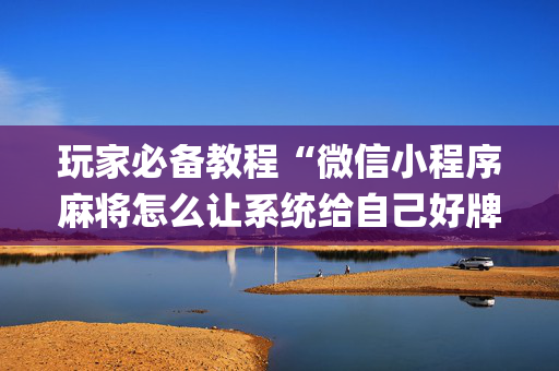 玩家必备教程“微信小程序麻将怎么让系统给自己好牌”（确实有插件吗)