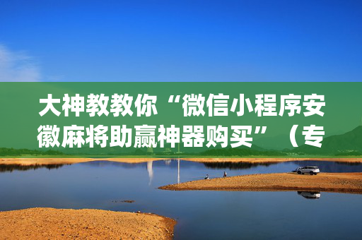 大神教教你“微信小程序安徽麻将助赢神器购买”（专用神器下载)