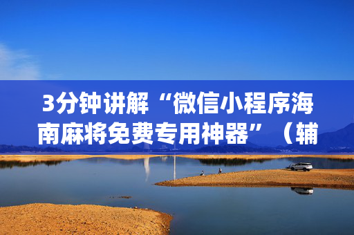 3分钟讲解“微信小程序海南麻将免费专用神器”（辅牌器插件购买)
