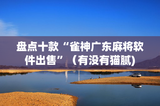 盘点十款“雀神广东麻将软件出售”（有没有猫腻)