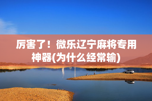 厉害了！微乐辽宁麻将专用神器(为什么经常输)
