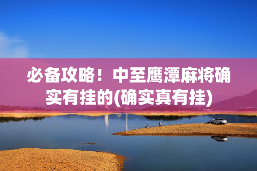 必备攻略！中至鹰潭麻将确实有挂的(确实真有挂)