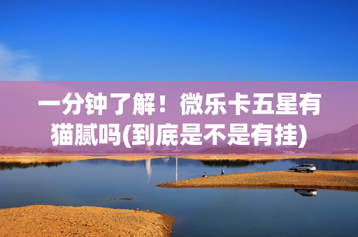 一分钟了解！微乐卡五星有猫腻吗(到底是不是有挂)