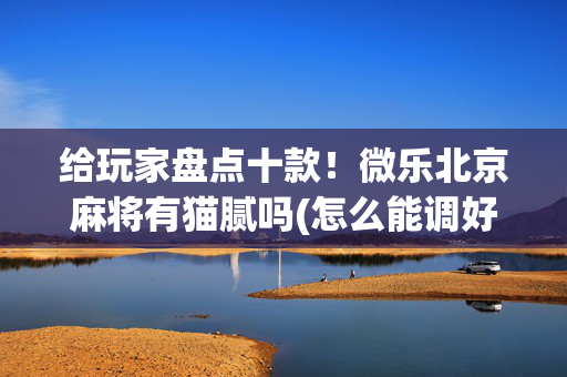 给玩家盘点十款！微乐北京麻将有猫腻吗(怎么能调好牌)