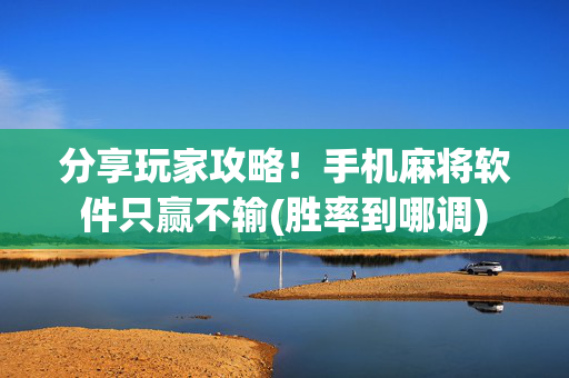 分享玩家攻略！手机麻将软件只赢不输(胜率到哪调)