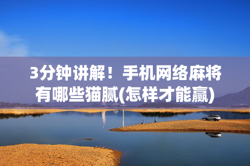 3分钟讲解！手机网络麻将有哪些猫腻(怎样才能赢)