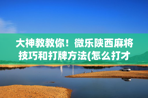 大神教教你！微乐陕西麻将技巧和打牌方法(怎么打才能赢)
