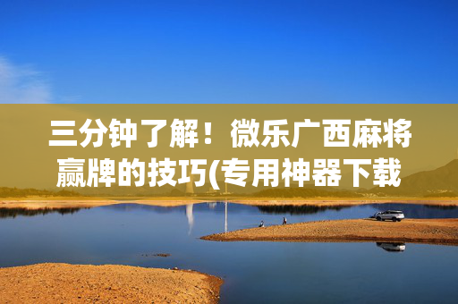 三分钟了解！微乐广西麻将赢牌的技巧(专用神器下载)