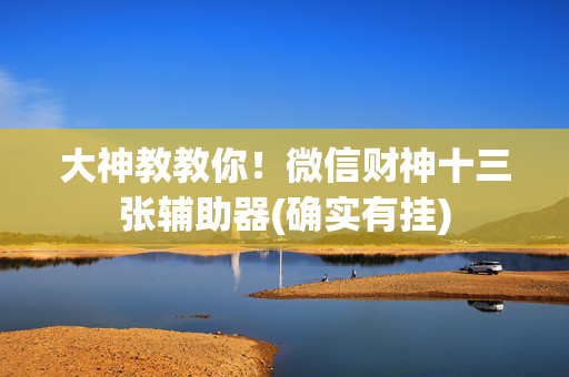 大神教教你！微信财神十三张辅助器(确实有挂)