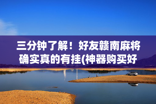 三分钟了解！好友赣南麻将确实真的有挂(神器购买好牌规律)