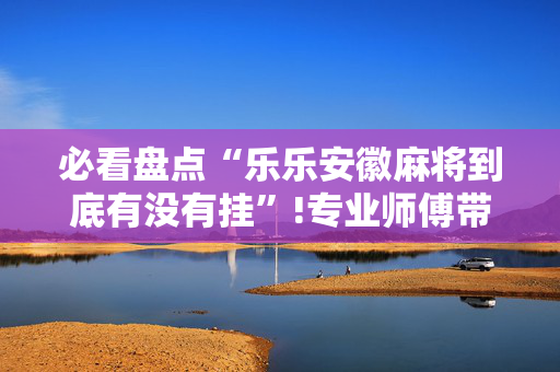 必看盘点“乐乐安徽麻将到底有没有挂”!专业师傅带你一起了解（详细教程）-抖音