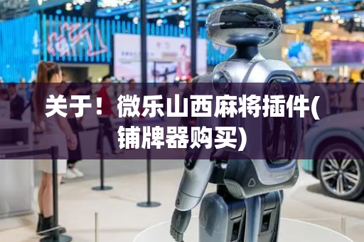 关于！微乐山西麻将插件(铺牌器购买)