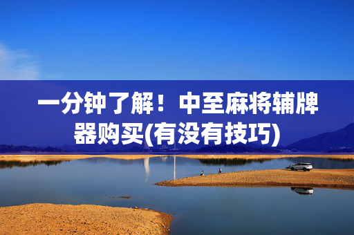 一分钟了解！中至麻将辅牌器购买(有没有技巧)