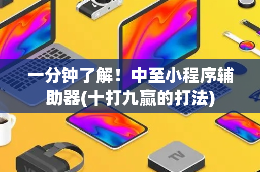一分钟了解！中至小程序辅助器(十打九赢的打法)