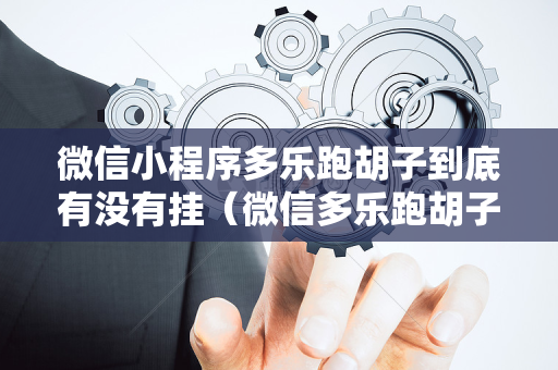 微信小程序多乐跑胡子到底有没有挂（微信多乐跑胡子辅助工具）