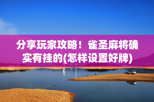 分享玩家攻略！雀圣麻将确实有挂的(怎样设置好牌)