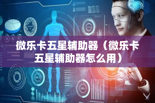 微乐卡五星辅助器（微乐卡五星辅助器怎么用）