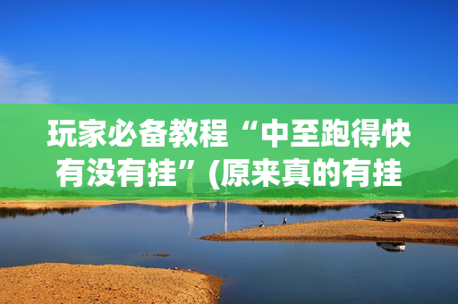 玩家必备教程“中至跑得快有没有挂”(原来真的有挂)-抖音