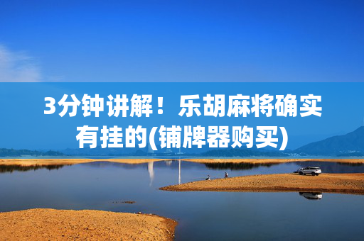3分钟讲解！乐胡麻将确实有挂的(铺牌器购买)