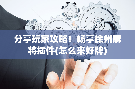 分享玩家攻略！畅享徐州麻将插件(怎么来好牌)