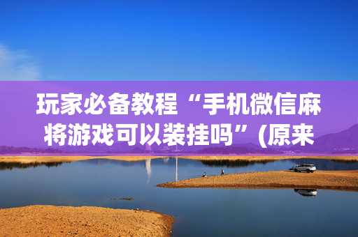玩家必备教程“手机微信麻将游戏可以装挂吗”(原来真的有挂)-抖音