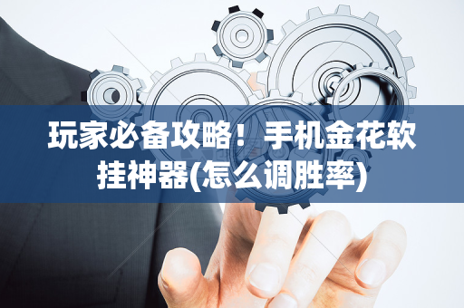 玩家必备攻略！手机金花软挂神器(怎么调胜率)