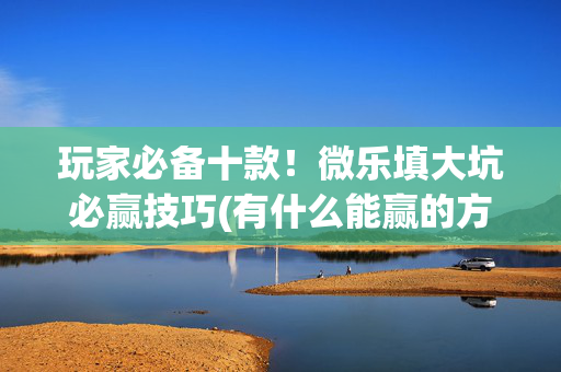 玩家必备十款！微乐填大坑必赢技巧(有什么能赢的方法)