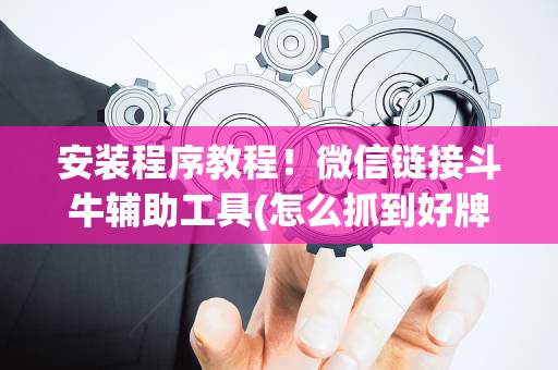 安装程序教程！微信链接斗牛辅助工具(怎么抓到好牌)